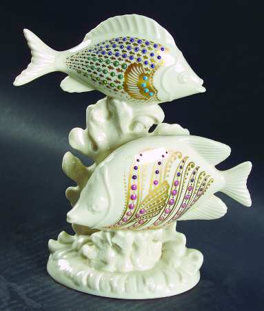 China Jewels Figurines Tropical Fish - Boxed