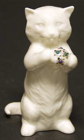 China Jewels Figurines Frisky Kitten - Boxed