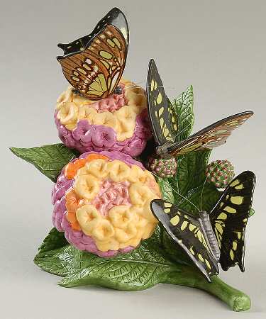 Nature's Beautiful Butterflies Malachite Masterpiece - No Box
