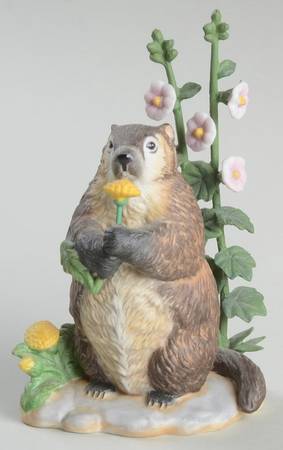 Woodland Animals Spring Shadow-Groundhog - With Box