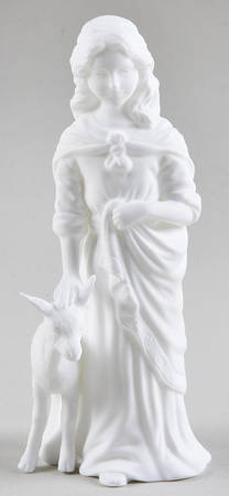 Lenox Nativity-White Girl With Goat - No Box