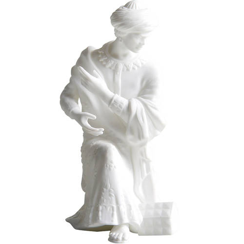 Lenox Nativity-White Balthazar-King Kneeling - No Box