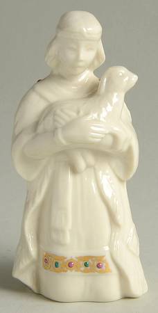 China Jewels Nativity Shepherd Kneeling With Lamb - No Box