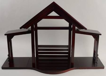 China Jewels Nativity Creche-Lg  (25 1/2"W X 9"D) - Creche-Wooden Large
