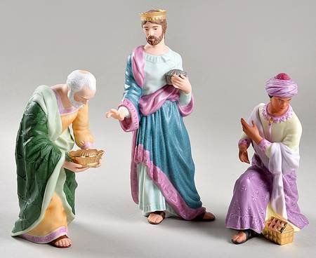 Renaissance Nativity Kings-Boxed Set Of 3 - Boxed