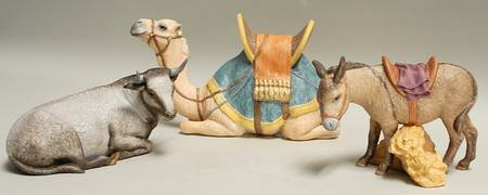 Renaissance Nativity Animals-Set Of 3 - Boxed