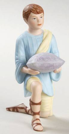 Renaissance Nativity Boy Kneeling With Pillow Only - No Box