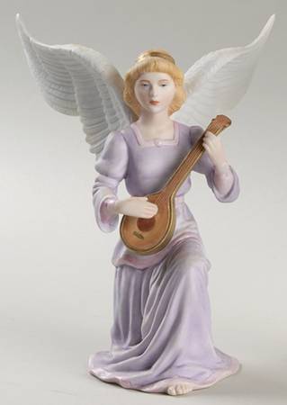 Renaissance Nativity Angel With Mandolin Only - No Box