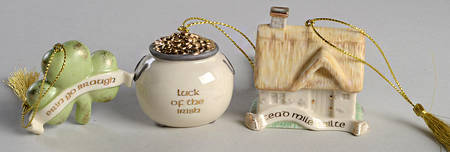 Lenox Christmas Ornament Emerald Isle Set Of 3 - No Box