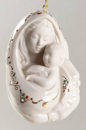 Lenox Christmas Ornament Madonna  And Child - Boxed