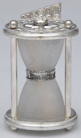 Lenox Christmas Ornament Hourglass Box-Time Capsule - No Box