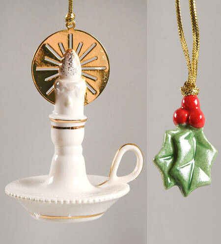 Lenox Christmas Ornament Aglow At The Hollidays - No Box