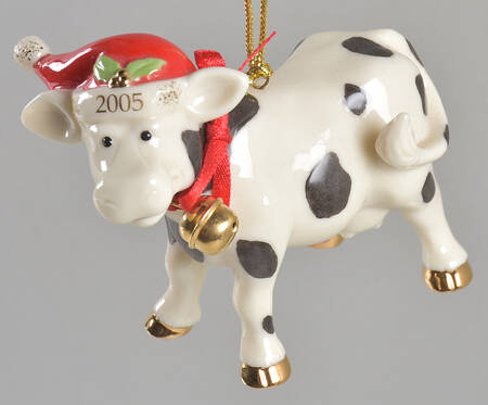 Lenox Christmas Ornament Udderly Christmas - No Box