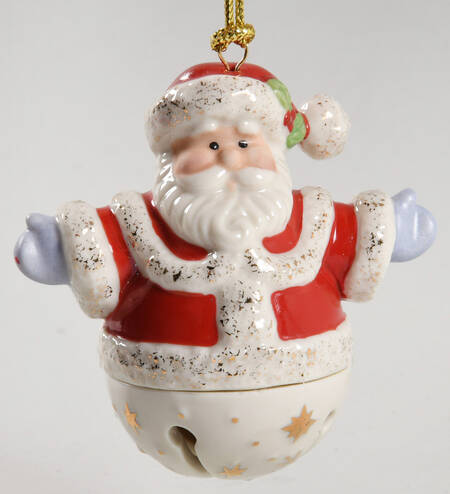 Lenox Christmas Ornament Santa Claus Bell - No Box