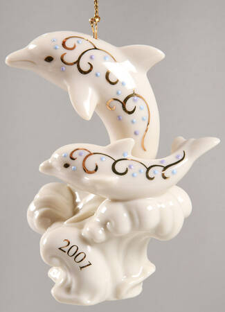 Lenox Christmas Ornament Dolphin Holiday - Boxed