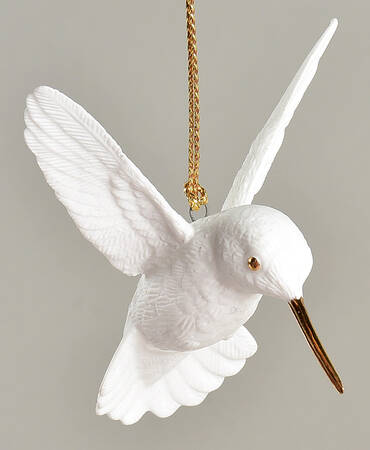 Lenox Christmas Ornament Hummingbird-Wings Out - No Box 72a