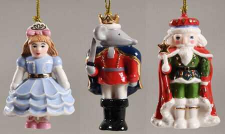 Lenox Christmas Ornament Nutcracker Ballet - Set Of 3 - No Box