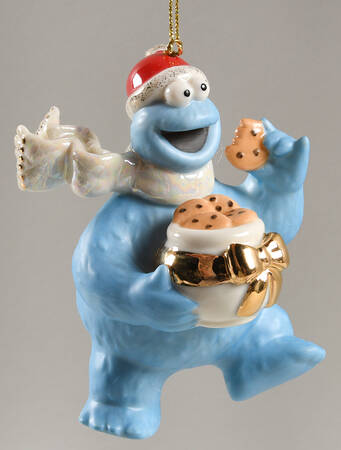 Lenox Christmas Ornament Cookie Monster - No Box 108