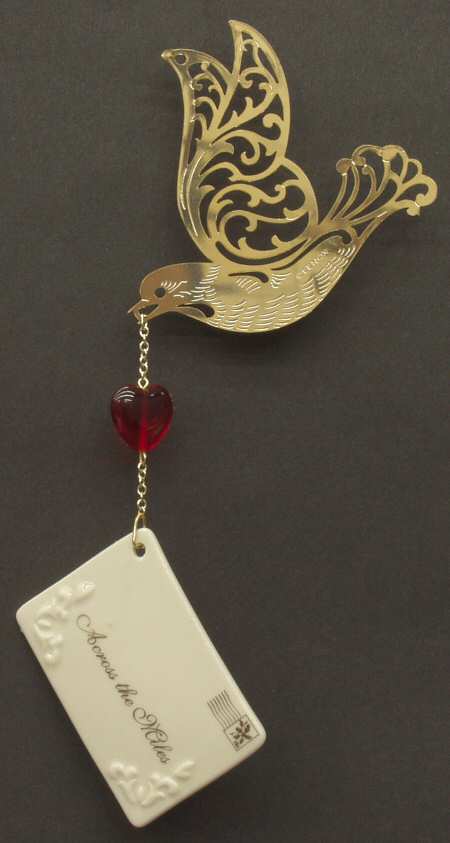 Lenox Christmas Ornament Dove-Across The Miles - Boxed