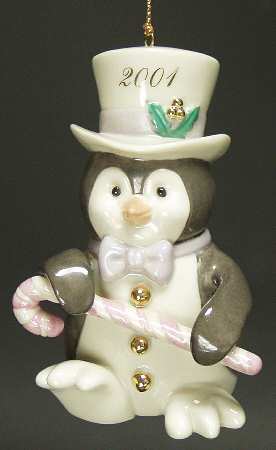 Lenox Christmas Ornament Chilly Chap - No Box