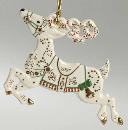 Lenox Christmas Ornament Reindeer Magic-2007 - No Box