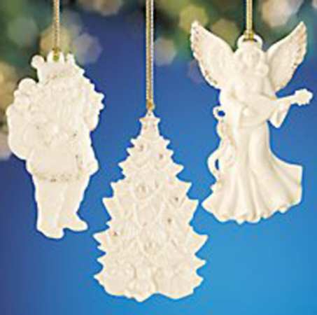 Lenox Christmas Ornament Charm Ornaments (S/3) - No Box