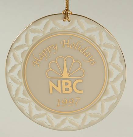 Lenox Christmas Ornament Nbc Happy Holidays - No Box