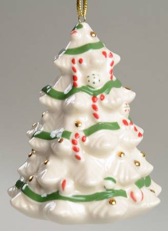 Lenox Christmas Ornament Candy Cane Tree - Boxed