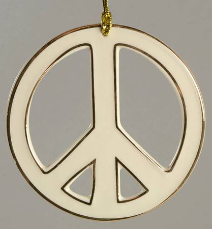 Lenox Christmas Ornament 2011 Peace Ornament - Boxed