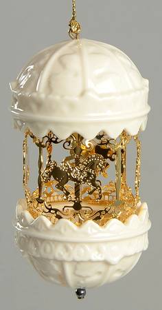 Lenox Christmas Ornament Carousel-Horses - No Box