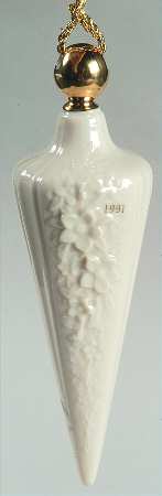 Annual Christmas Ornament 1991-Floral Spire - No Box