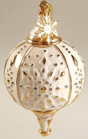 Annual Christmas Ornament 2013-Annual Spire Snowflake - Boxed