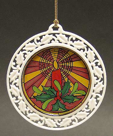 Stained Glass-Ornament by Lenox