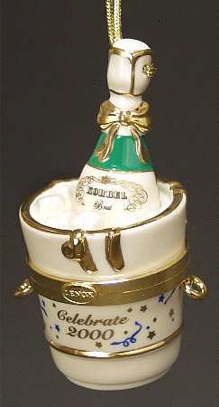 Time Capsule Ornament Korbel Champagne Box - No Box