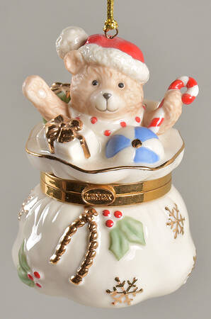 Hinged Box Christmas Ornaments A Beary Merry Christmas  - No Box