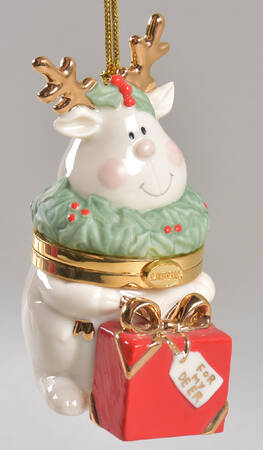 Hinged Box Christmas Ornaments For My Deer - Boxed