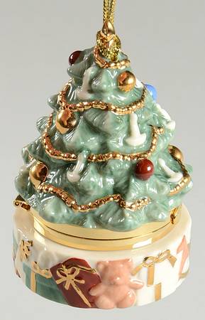 Hinged Box Christmas Ornaments by Lenox