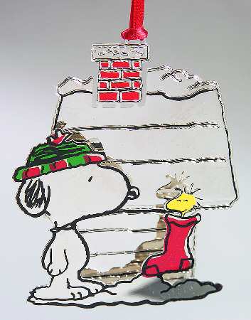 Peanuts Ornament Snoopy With Woodstock - No Box