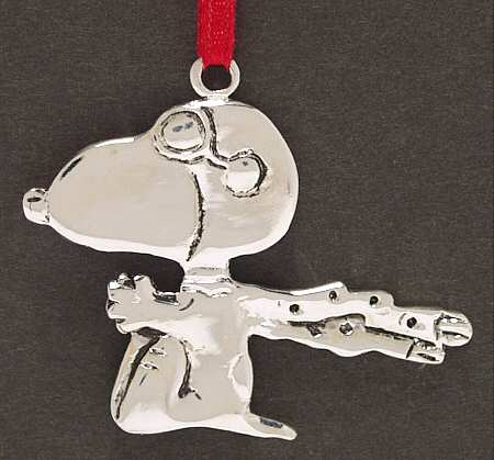 Peanuts Ornament Flying Ace Snoopy - No Box