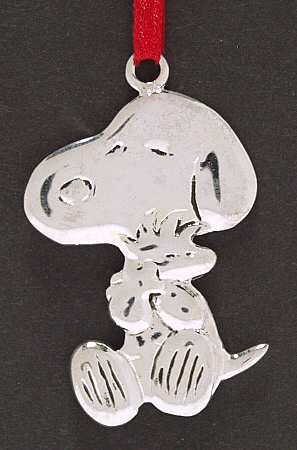 Peanuts Ornament Snoopy Hugging Woodstock - Boxed