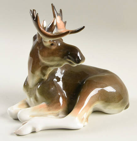 Lomonosov Figurines Moose - Boxed