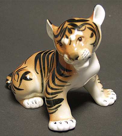 Lomonosov Figurines Tiger Cub - Boxed