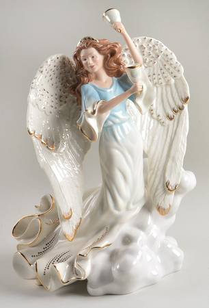Millennium Angel Figurine Heavenly Sounds Of Joy - Boxed