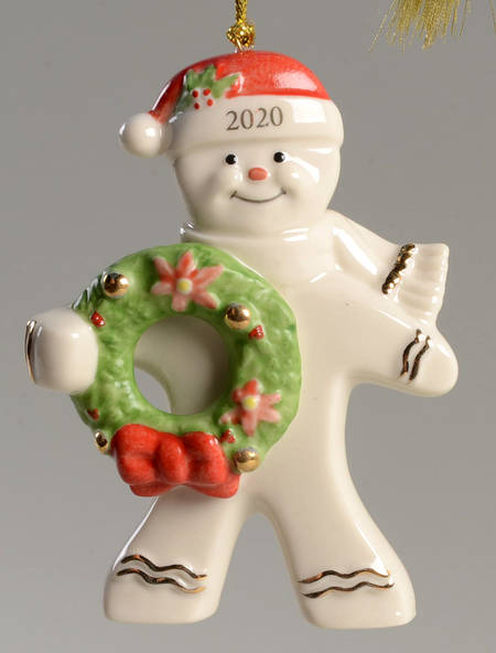 Annual Gingerbread Man Ornament Wreath Gingerbread - Boxed