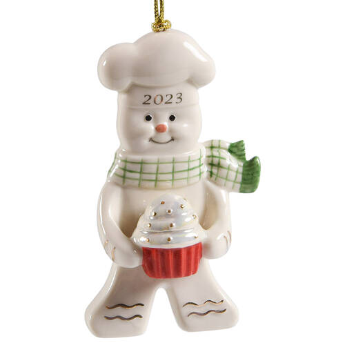 Annual Gingerbread Man Ornament Gingerbread With Cupcake - No Box