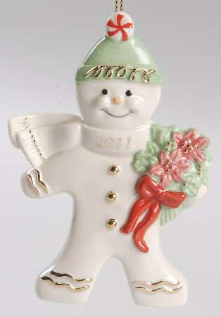 Annual Gingerbread Man Ornament Spiced Delivery - Boxed