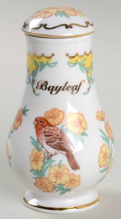 Birds and Blossoms-Spice Jars Bayleaf-Purple Finch - Spice Jar Set-Ind Jar-Motif 3