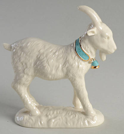 First Blessing-Nativity Goat-Horns - Boxed