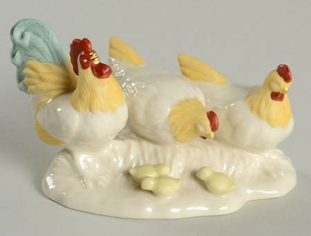 First Blessing-Nativity Rooster & Chickens - No Box