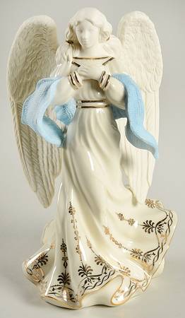 First Blessing-Nativity Angel Of Hope-Blue - Boxed